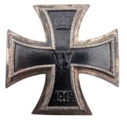 WWI FIRST WORLD WAR GERMAN SILVER IRON CROSS 1ST CLASS