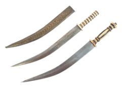 TWO SUDANESE KORDOFAN ARM DAGGER