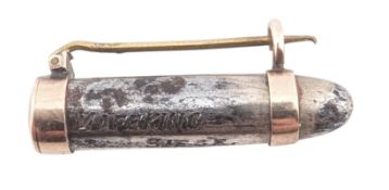 BOER WAR INTEREST - MAFEKING SIEGE BULLET BROOCH