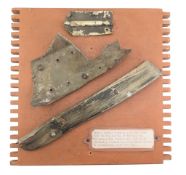 WWII SECOND WORLD WAR GERMAN LUFTWAFFE AIRCRAFT FRAGMENTS