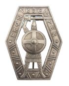 WWII SECOND WORLD WAR NORWEGIAN SS FRONT FIGHTERS BREAST BADGE