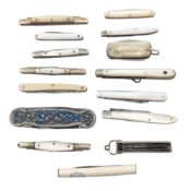 ANTIQUE FRUIT KNIVES - COLLECTION OF ASSORTED
