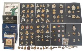COLLECTION OF FIRST & SECOND WORLD WAR CAP BADGES