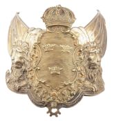 SWEDISH ROYAL GUARDS PICKELHAUBE HELMET PLATE