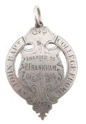 LOCAL INTEREST - LARGE HALLMARKED SILVER FOB MEDAL FROM FROME
