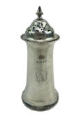 GEORGE V HALLMARKED SILVER SUGAR SIFTER / CASTOR