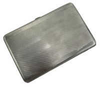 20TH CENTURY GEORGE V HALLMARKED SILVER CIGARETTE CASE