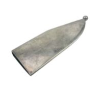 ELIZABETH II HALLMARKED SILVER ARMY SPEAR GUARD / CAP / MILITARY INTERESTS