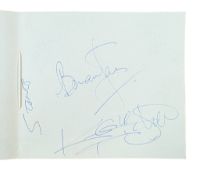 MUSIC - AUTOGRAPH ALBUM - INC ROLLING STONES, LULU, THE PAPER DOLLS ETC