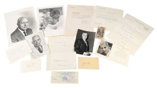 NOBEL PRIZE WINNERS - AUTOGRAPHS - LARGE COLLECTION