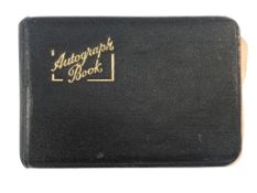 AUTOGRAPH ALBUM - PETER BUTTERWORTH, FRANKIE VAUGHAN, ETC