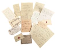 POLDARK (BBC DRAMA SERIES) - PRODUCTION USED PROPS - LETTERS AND MONEY ETC
