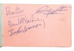 AUTOGRAPH ALBUMS - INC. THE BEATLES, BEACH BOYS AND OTHERS