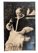 RELIGION - POPE PIUS XI (D.1939) - AUTOGRAPHED POSTCARD