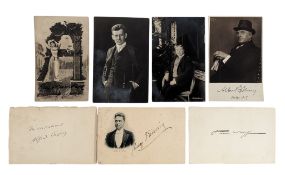 ACTORS - EARLY 20TH CENTURY GERMAN ACTORS - AUTOGRAPHS
