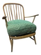 ERCOL FURNITURE - MID CENTURY ERCOL 335 WINDSOR ARMCHAIR