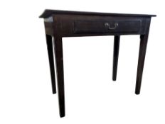 18TH CENTURY GEORGE III LOWBOY WRITING TABLE DESK