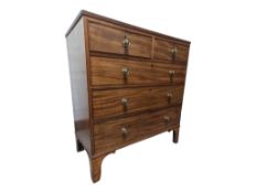 VICTORIAN 19TH CENTURY MAHOGANY CHEST OF DRAWERS