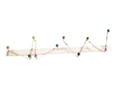 TWO VINTAGE MID 20TH CENTURY ATOMIC COAT HOOKS