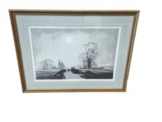 ROWLAND HILDER (1905-1933) WINTER SCENE LIMITED EDITION PRINT