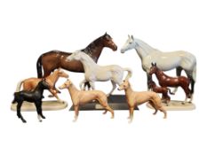 COLLECTION OF LATE 20TH CENTURY BESWICK & OTHER PORCELAIN FIGURES