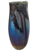 NORMAN STUART CLARKE (1944) - MODERN 21ST CENTURY STUDIO ART GLASS VASE