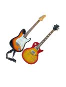 TWO VINTAGE 20TH CENTURY ELECTRIC GUITARS