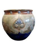 EARLY 20TH CENTURY DOULTON LAMBETH NOUVEAU STONEWARE PLANTER