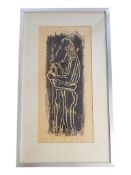20TH CENTURY KAREL LEK WOODBLOCK PRINT