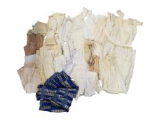 COLLECTION OF EARLY 20TH CENTURY EDWARDIAN DOLL CLOTHINGS / CHILD'S CHRISTENING GOWNS