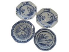 COLLECTION OF 19TH CENTURY CHINESE BLUE & WHITE PLATES