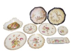 COLLECTION OF 20TH CENTURY GERMAN & FRENCH CHINA PLATES