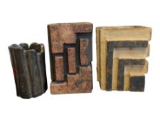 FRANK LLOYD WRIGHT INSPIRED DECORATIVE PEN / PENCIL HOLDERS