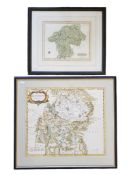 TWO 18TH / 19TH CENTURY WESTMORELAND ENGRAVED FRAMED MAPS