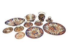 COLLECTION OF 19TH & 20TH CENTURY PORCELAIN IMARI WARES