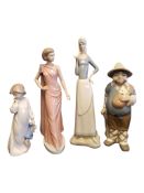 COLLECTION OF LATE 20TH CENTURY VINTAGE PORCELAIN FIGURES