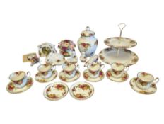 ROYAL ALBERT - OLD COUNTRY ROSES - 20TH CENTURY BONE CHINA TEA SERVICE PIECES