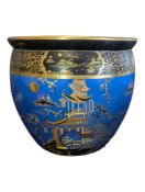 CARLTON WARE - EARLY 20TH CENTURY KANG HSI CERAMIC JARDINIERE PLANTER
