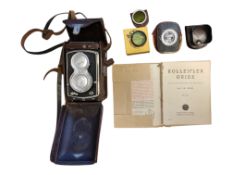 1940S ROLLEIFLEX AUTOMAT MODEL 3 TLR CAMERA & ACCESSORIES