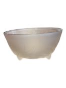 20TH CENTURY ETLING FRENCH GLASS FLOWER BOWL