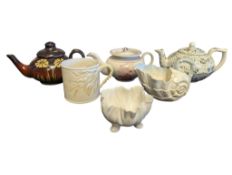 COLLECTION OF 19TH & 20TH CENTURY ENGLISH TEA SERVICE PIECES