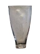 20TH CENTURY CORBA CRISTALLERIA ITALIAN GLASS VASE