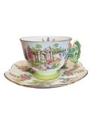 1930S ART DECO AYNSLEY BUTTERFLY TEACUP