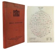 1932 FIELD ASTRONOMY - OFFICIAL COPY, FOLDING PLATES & CHARTS
