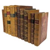 COLLECTION OF 19TH AND 20TH CENTURY LEATHER AND GILT BINDINGS
