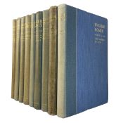 TIPPING, HENRY AVRAY - ENGLISH HOMES - COMPLETE SET OF NINE VOLUMES - FIRST EDITIONS