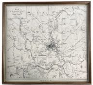 LATE 19TH CENTURY COTTERELL & SON MAP OF BATH