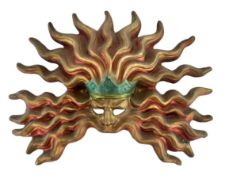 20TH CENTURY VENETIAN STYLE SUN MASK / WALL HANGING