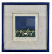 MARK MILLMORE (B. 1956) - SIGNED LIMITED COLOURED PRINT