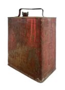 SHELL OIL - EARLY 20TH CENTURY SHELL MOTOR SPIRIT OIL CAN